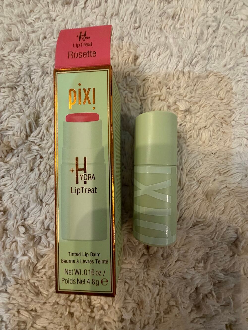 Pixi Hydra Lip Treat- Treated Lip Balm Color Rosette 4.8g NIB